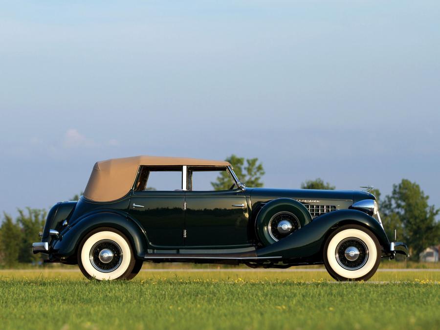  Auburn 852 SC Dual Ratio Phaeton 1936 года  (фото 12 из 15)
